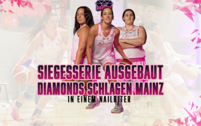 Siegesserie ausgebaut – Diamonds schlagen Mainz